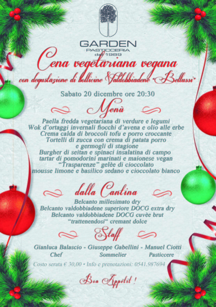 Garden Degustazione di Natale